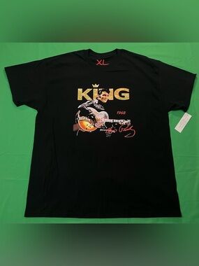 Elvis Presley Signature T-Shirt, 1968 King Legend Tee (Brand New With Tags)